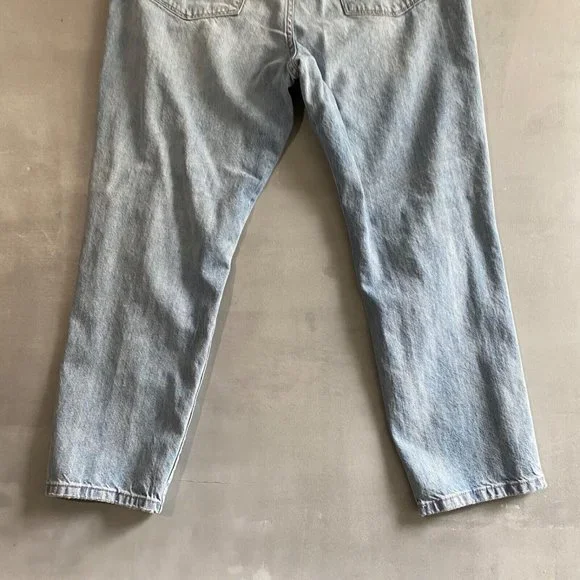 DL 1961 Jeans womens 31 x 26 blue ripped distress Susie‎ high rise Tapered - Picture 4 of 9